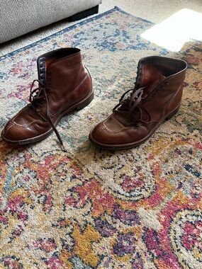 Alden Tanker Lace up Boots